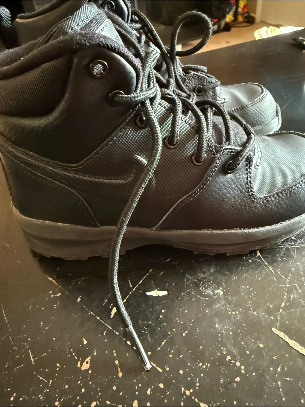 Nike Kids Black High-Top Sneakers